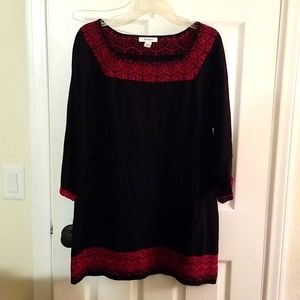 Black and Red Sweater